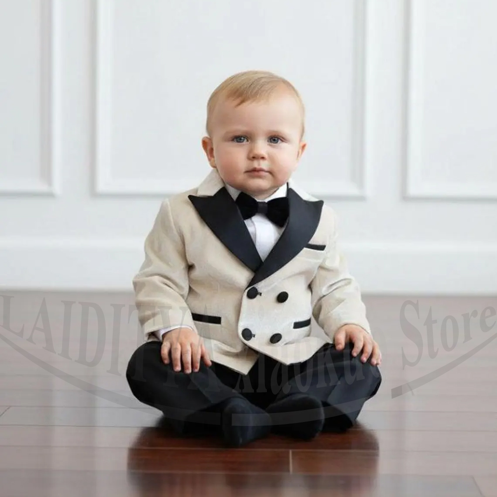 Baby Boy Suit Set Baptism - Bebek Erkek Takım Elbise 2 Parça