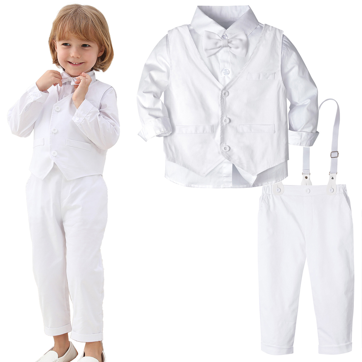 Baby Boy Suit Set Baptism - Erkek bebek vaftiz kıyafet yürüyor vaftiz