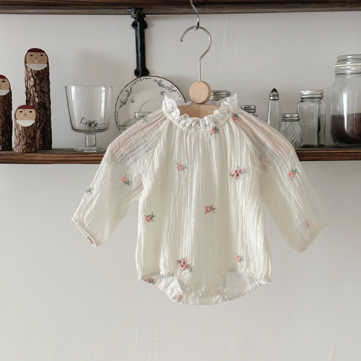 Newborn Baby Girl Romper Floral - Yaz Yenidoğan Bebek 0-18 M Kız