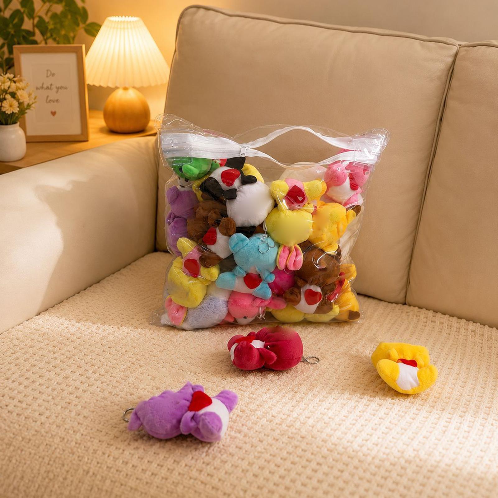 Nursery - Şeffaf Toz Geçirmez Peluş Oyuncak Tutucu,