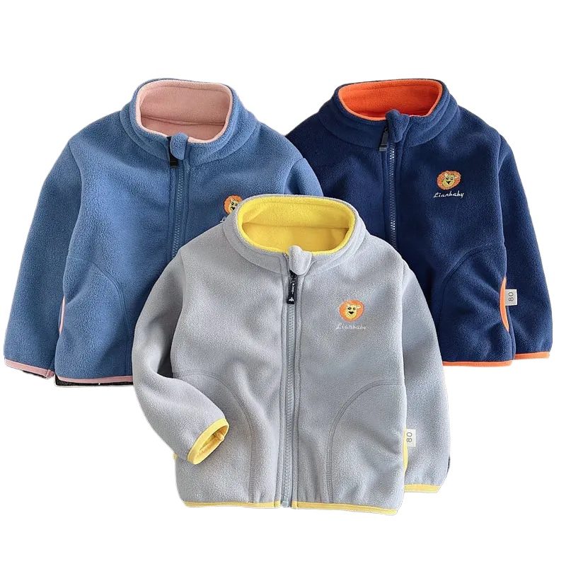 Toddler Boy Winter Fleece Jacket - Yeni Çocuk Erkek Kız Polar Polar