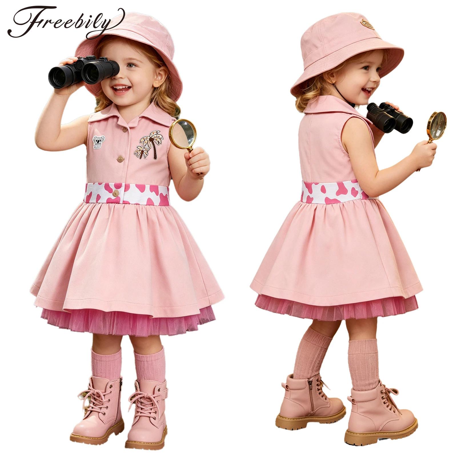 Toddler Girl Tulle Party Dress - Yürümeye başlayan bebek kızlar hayvanat bahçesi