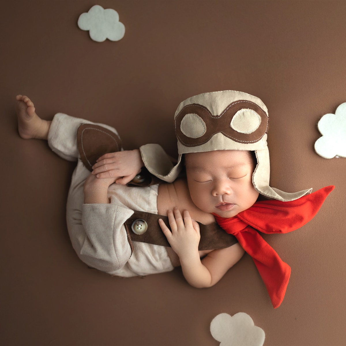 Infant Photography Props Outfit - Ylsteed 3 parça Set yenidoğan Boy