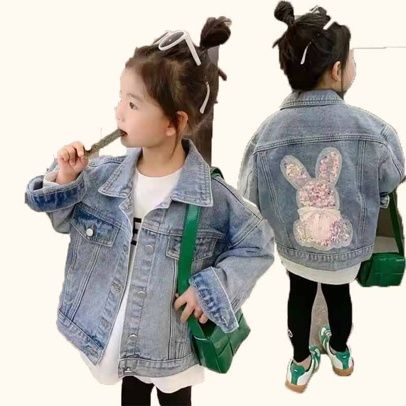 Baby Clothes - Bebek Kız Denim Ceket çocuk Moda