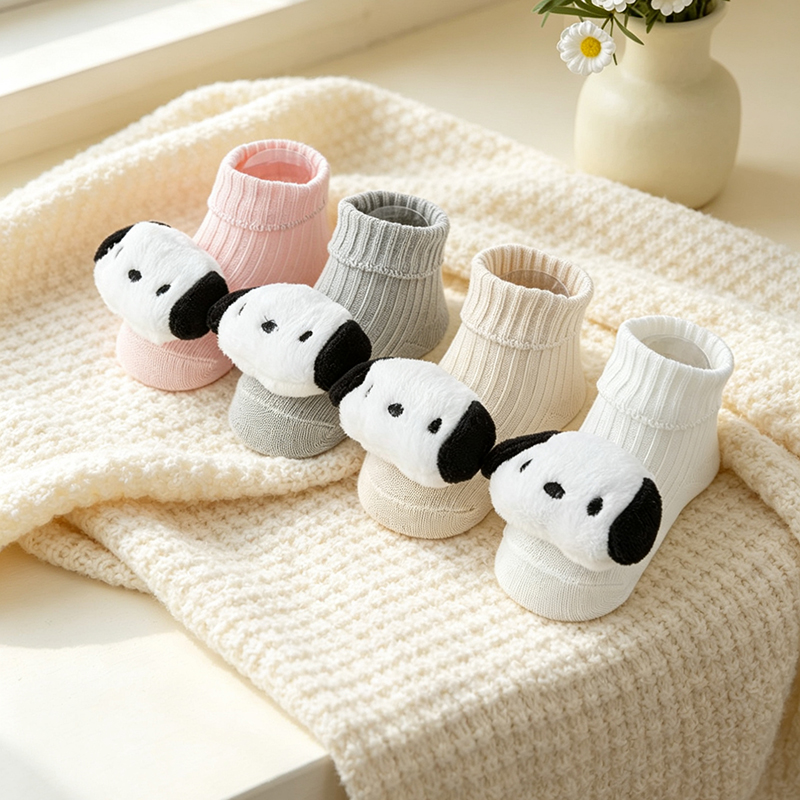 Unisex Baby Socks Non Slip - 1 Çift Sevimli Karikatür Çocuk Çorabı,