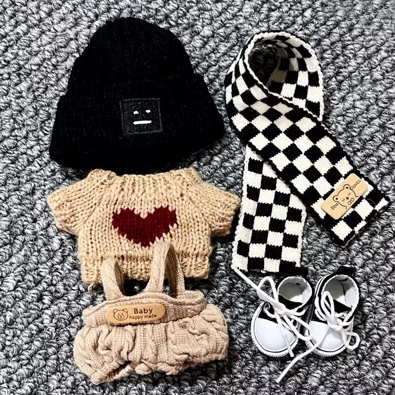 Baby Clothes - Sevimli 10cm bebek kıyafetleri, sonbahar kazak