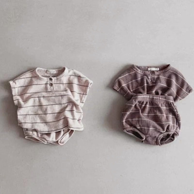 Baby Boy Suit Set Baptism - Yeni Çocuklar Kısa Kollu Takım Elbise