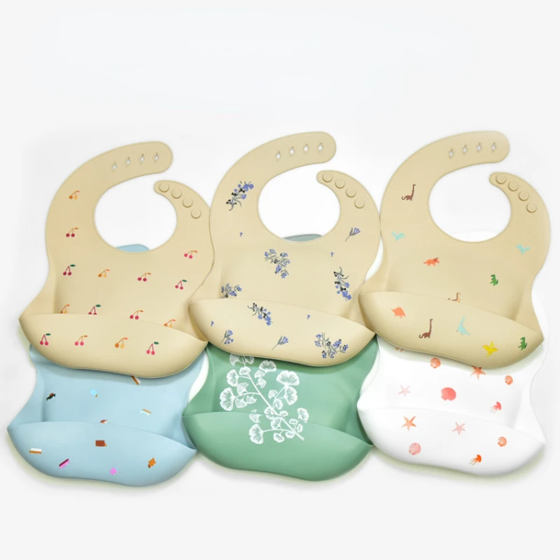 Waterproof Baby Bibs Silicone - INS Bebek Önlükler BPA Ücretsiz Su
