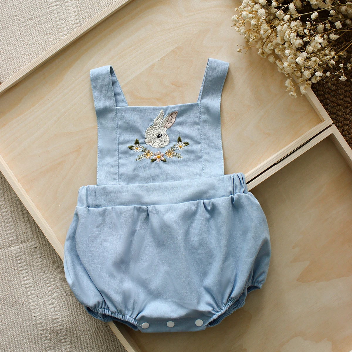 Yaz Yenidoğan Bebek Kız Tulum  - Baby Summer Linen Sleeveless Jumpsuit incelemesi ve fiyatı
