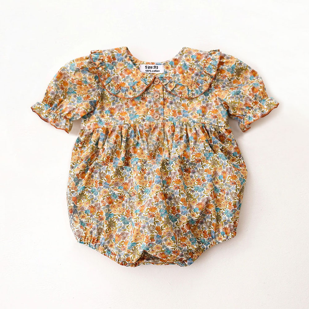 Yazlık Yenidoğan Bebek Tek Par - Newborn Baby Girl Romper Floral incelemesi ve fiyatı