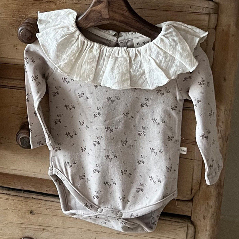 HY23027 çocuk giyim bahar yeni - Newborn Baby Girl Romper Floral incelemesi ve fiyatı