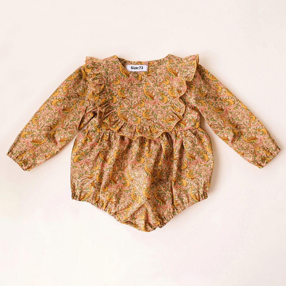 Bebek Kız Giysileri 0-2Y Bahar - Newborn Baby Girl Romper Floral incelemesi ve fiyatı