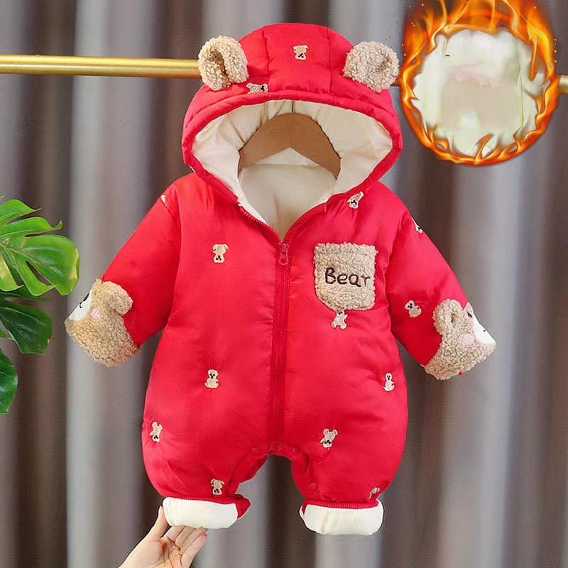Kış Yenidoğan Bebek Romper Kal - Cotton Baby Onesies Zipper incelemesi ve fiyatı