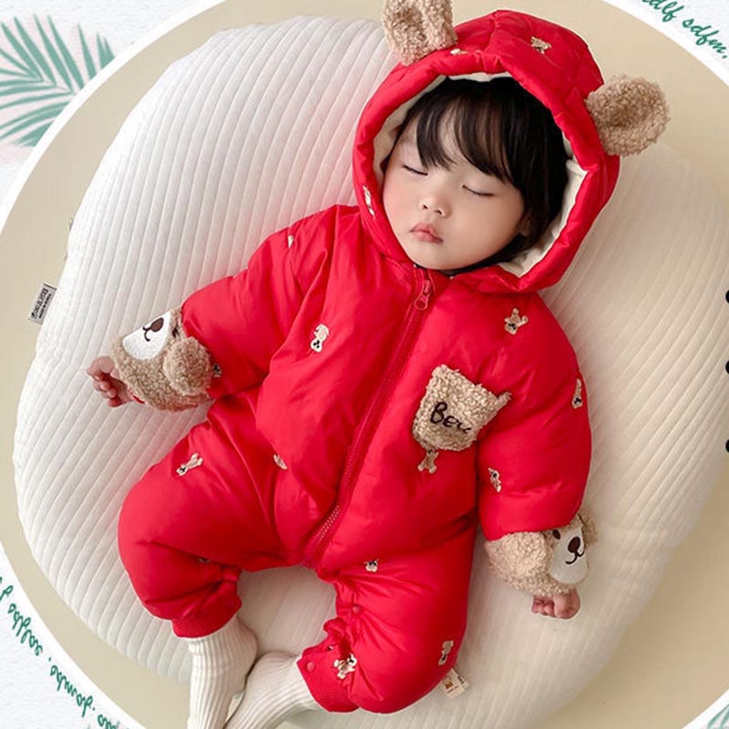 Kış Yenidoğan Bebek Romper Kal - Cotton Baby Onesies Zipper incelemesi ve fiyatı