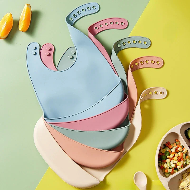 1/3 adet bebek önlüğü ayarlana - Waterproof Baby Bibs Silicone incelemesi ve fiyatı