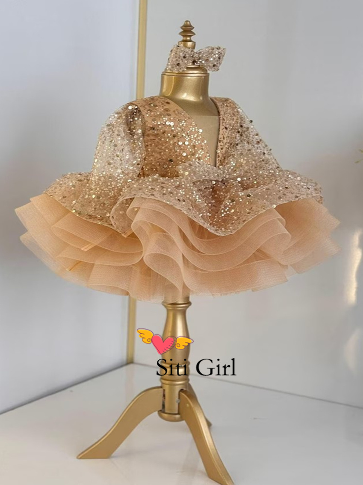 Pembe Prenses Bebek Elbise Çiç - Toddler Girl Tulle Party Dress incelemesi ve fiyatı