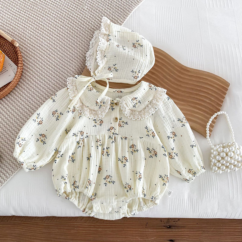 2025 Bahar Yenidoğan Bebek Beb - Newborn Baby Girl Romper Floral incelemesi ve fiyatı
