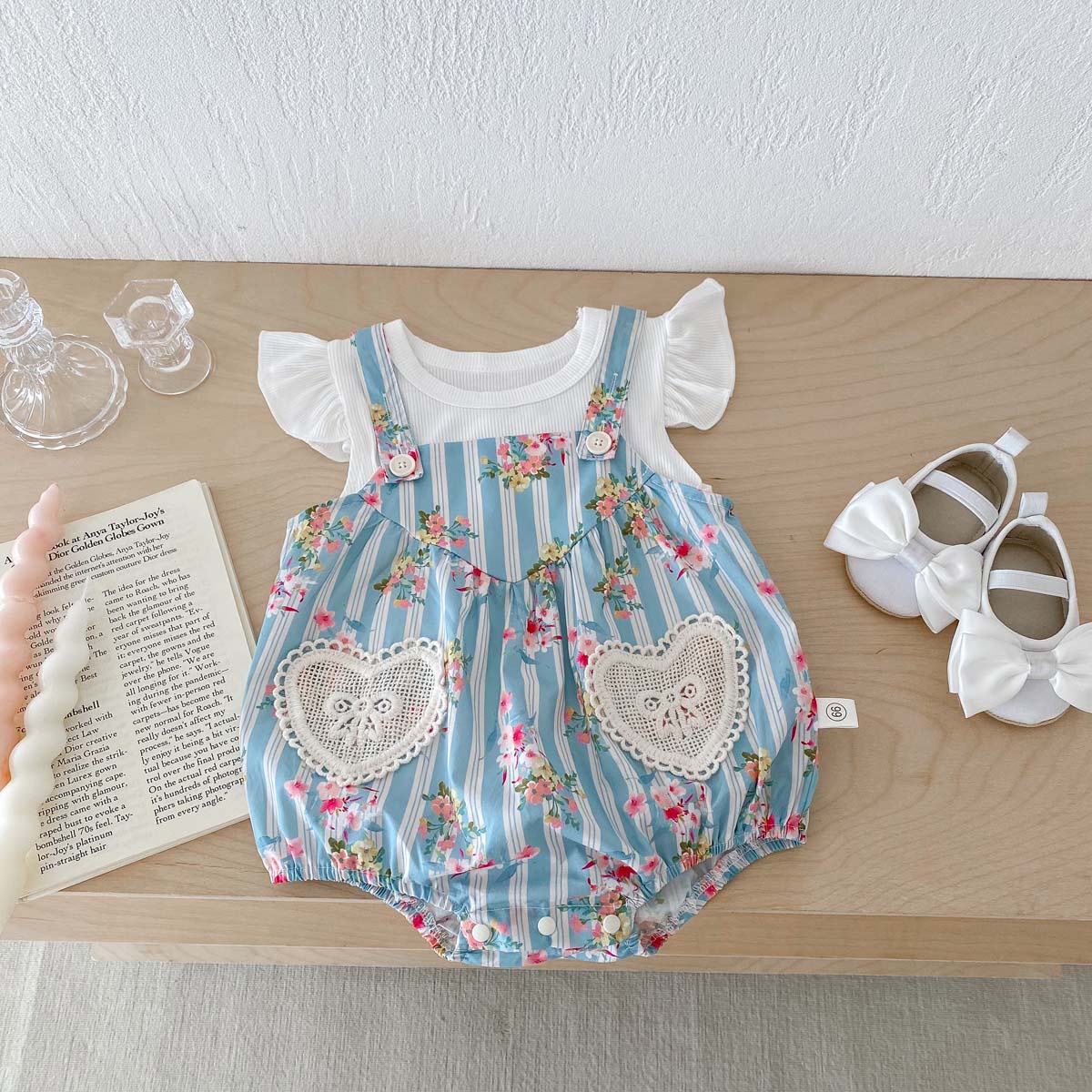 2 adet yenidoğan giysileri beb - Newborn Baby Girl Romper Floral incelemesi ve fiyatı
