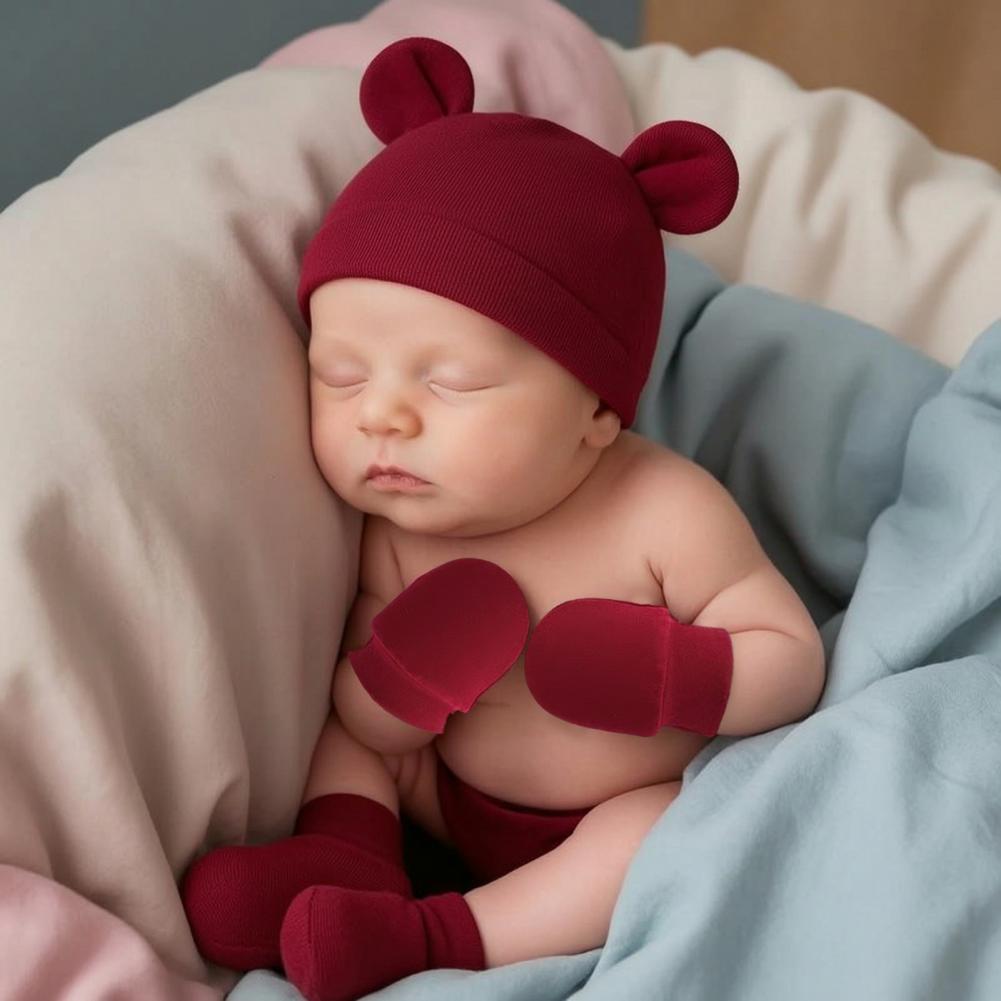 Bebek Tırnak Bırakmayan Eldive - Infant Beanie Hat With Ears incelemesi ve fiyatı