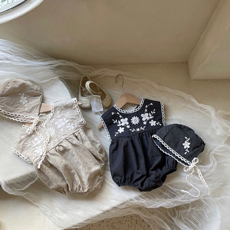 ZOETOPKID Yaz Yürümeye Başlaya - Baby Summer Linen Sleeveless Jumpsuit incelemesi ve fiyatı