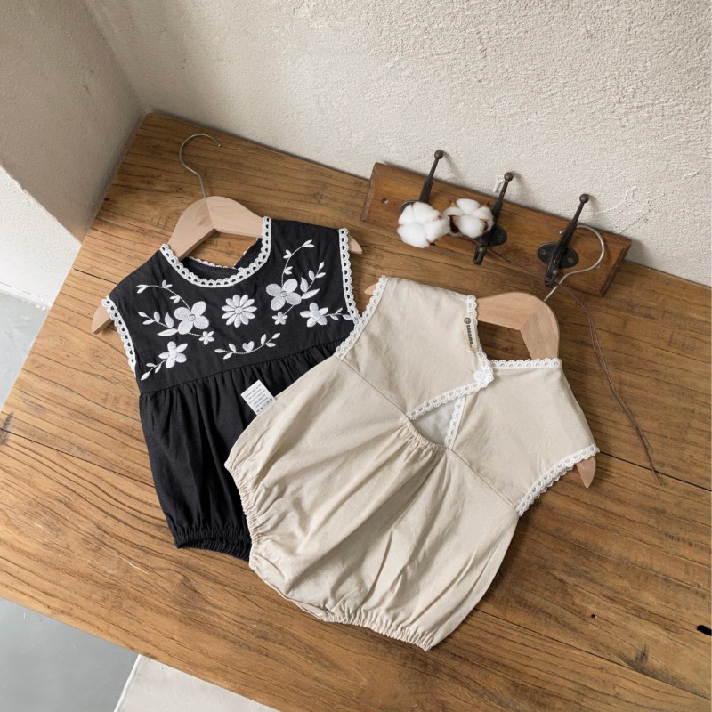 ZOETOPKID Yaz Yürümeye Başlaya - Baby Summer Linen Sleeveless Jumpsuit incelemesi ve fiyatı