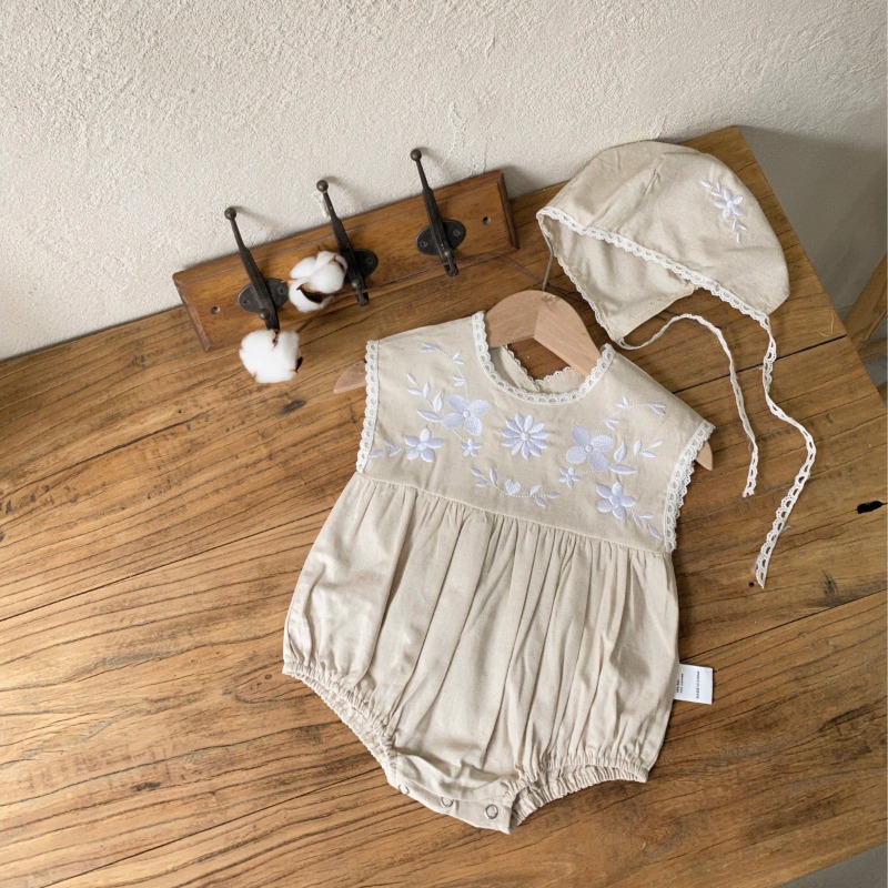 ZOETOPKID Yaz Yürümeye Başlaya - Baby Summer Linen Sleeveless Jumpsuit incelemesi ve fiyatı