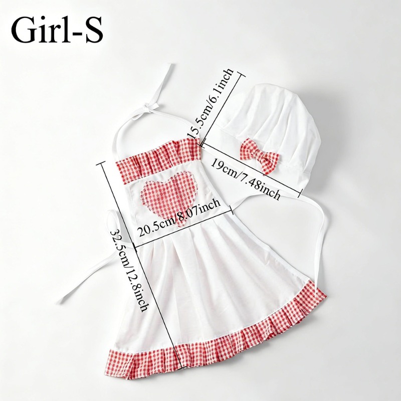 Kırmızı Gingham Bebek Şef Kost - Infant Photography Props Outfit incelemesi ve fiyatı