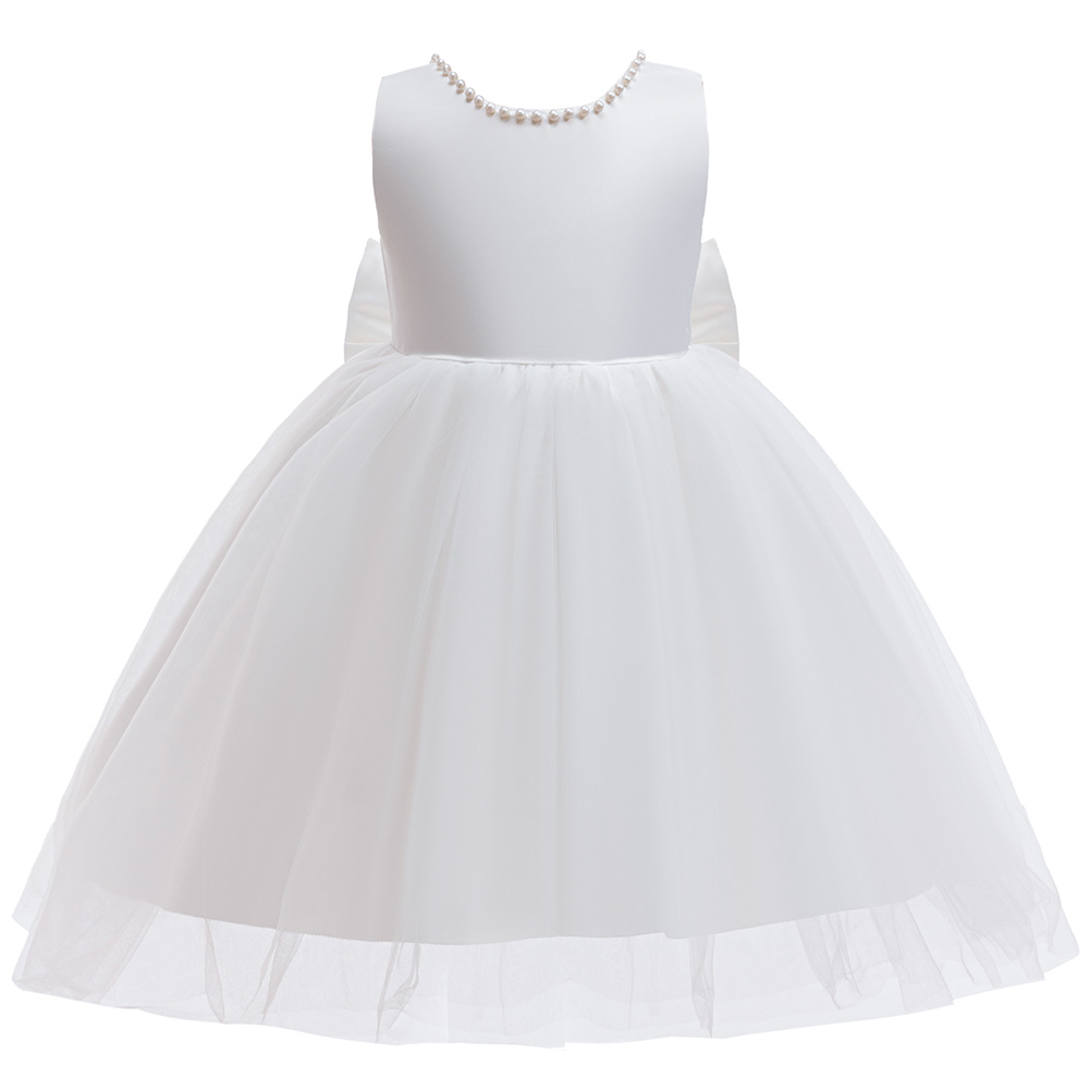 Kızlar Zarif Beyaz Cemaat Part - Toddler Girl Tulle Party Dress incelemesi ve fiyatı