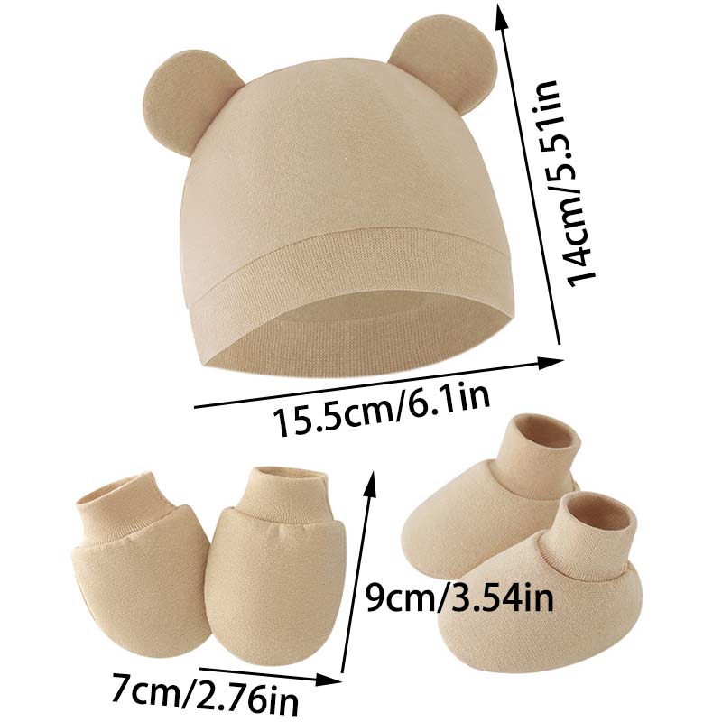 2026 Bebek Şapka Eldiven Çorap - Infant Beanie Hat With Ears incelemesi ve fiyatı
