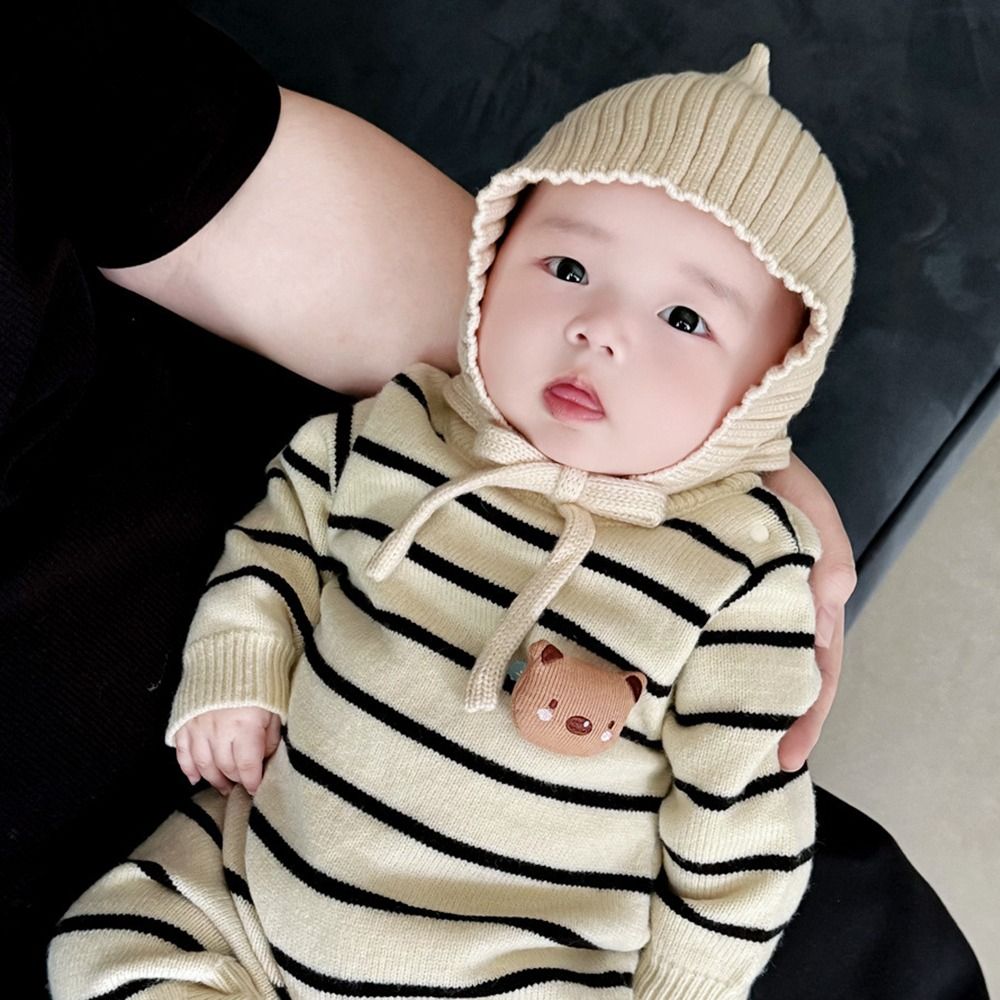 Sevimli Düz Renk Bebek Şapka K - Infant Beanie Hat With Ears incelemesi ve fiyatı