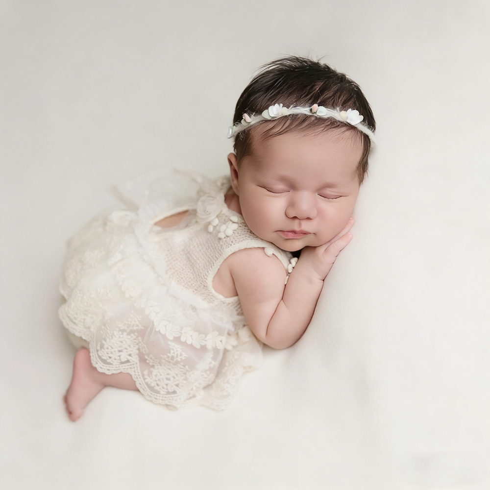 Bebek Fotoğraf Kıyafetleri Yen - Newborn Baby Girl Romper Floral incelemesi ve fiyatı