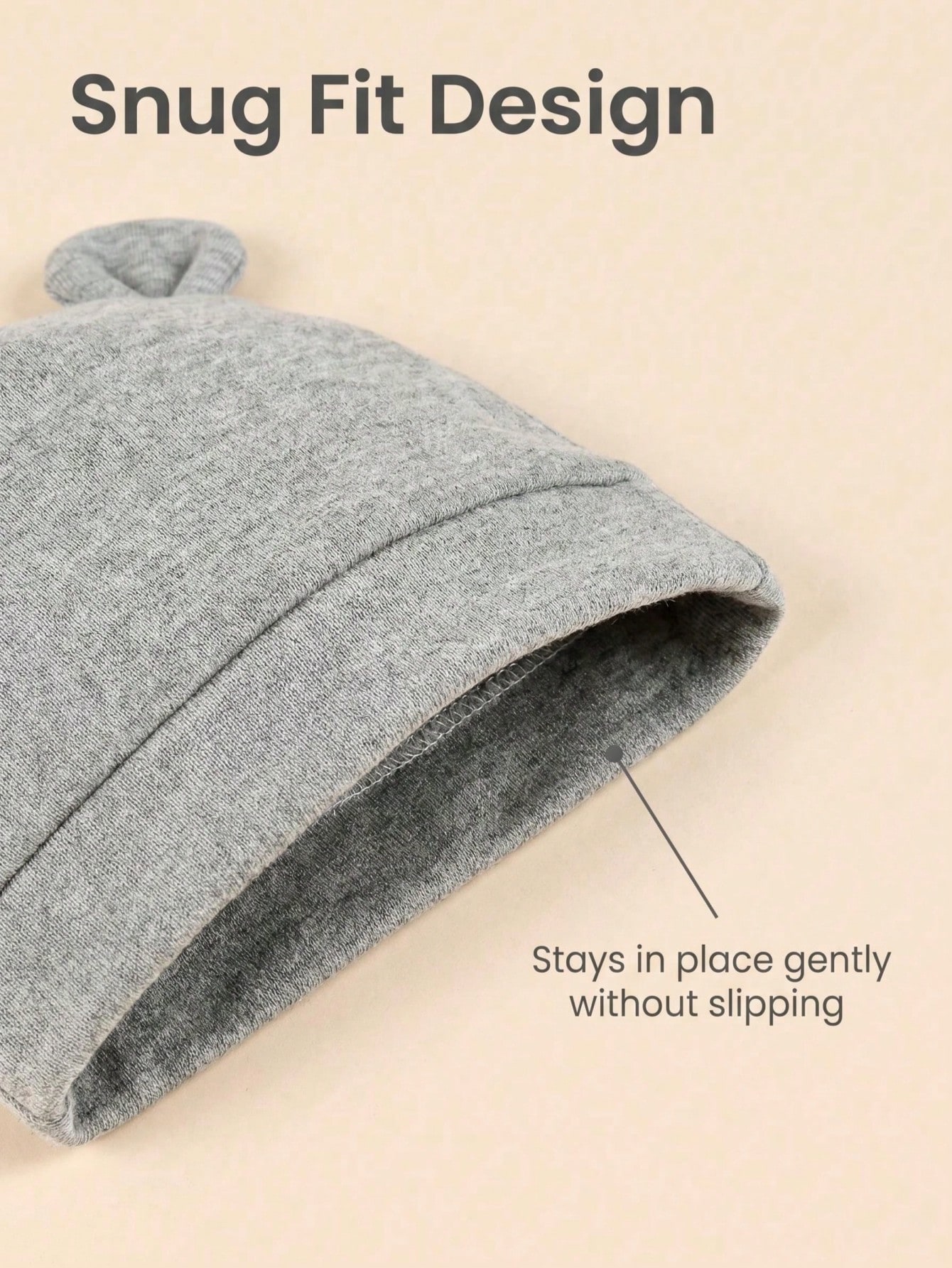 3'lü Paket Yenidoğan Düz Renk  - Infant Beanie Hat With Ears incelemesi ve fiyatı