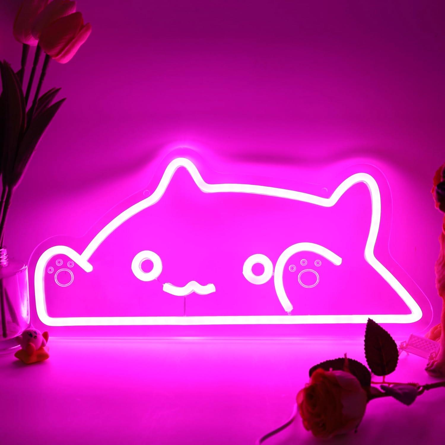 Kedi Neon Tabela Hayvan USB Kı - Nursery incelemesi ve fiyatı