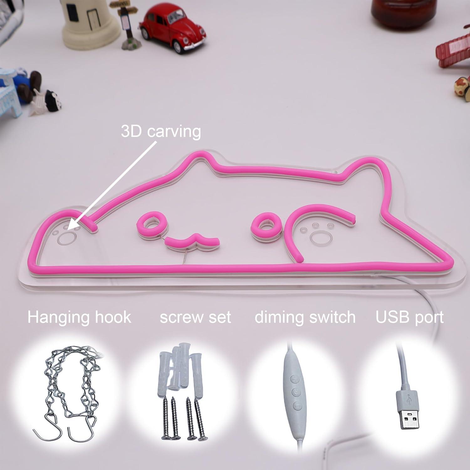 Kedi Neon Tabela Hayvan USB Kı - Nursery incelemesi ve fiyatı