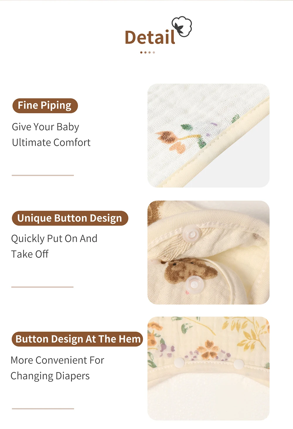 INSULAR Yenidoğan Bebek Kız Bo - Newborn Baby Girl Romper Floral incelemesi ve fiyatı