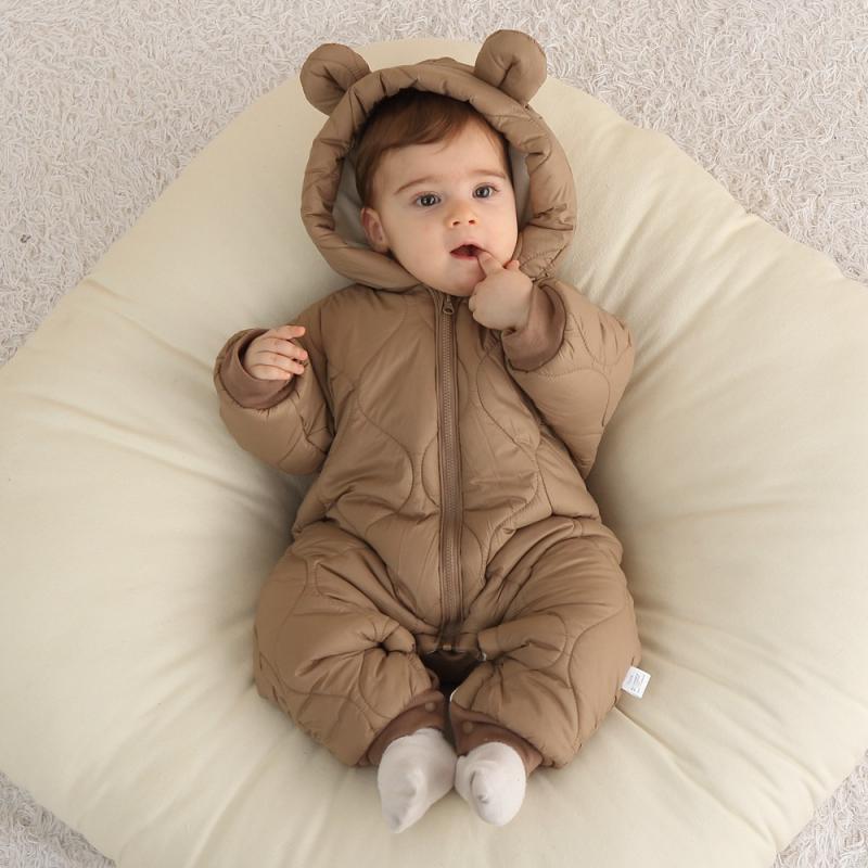 Yenidoğan Bebek Romper Kış Kal - Cotton Baby Onesies Zipper incelemesi ve fiyatı