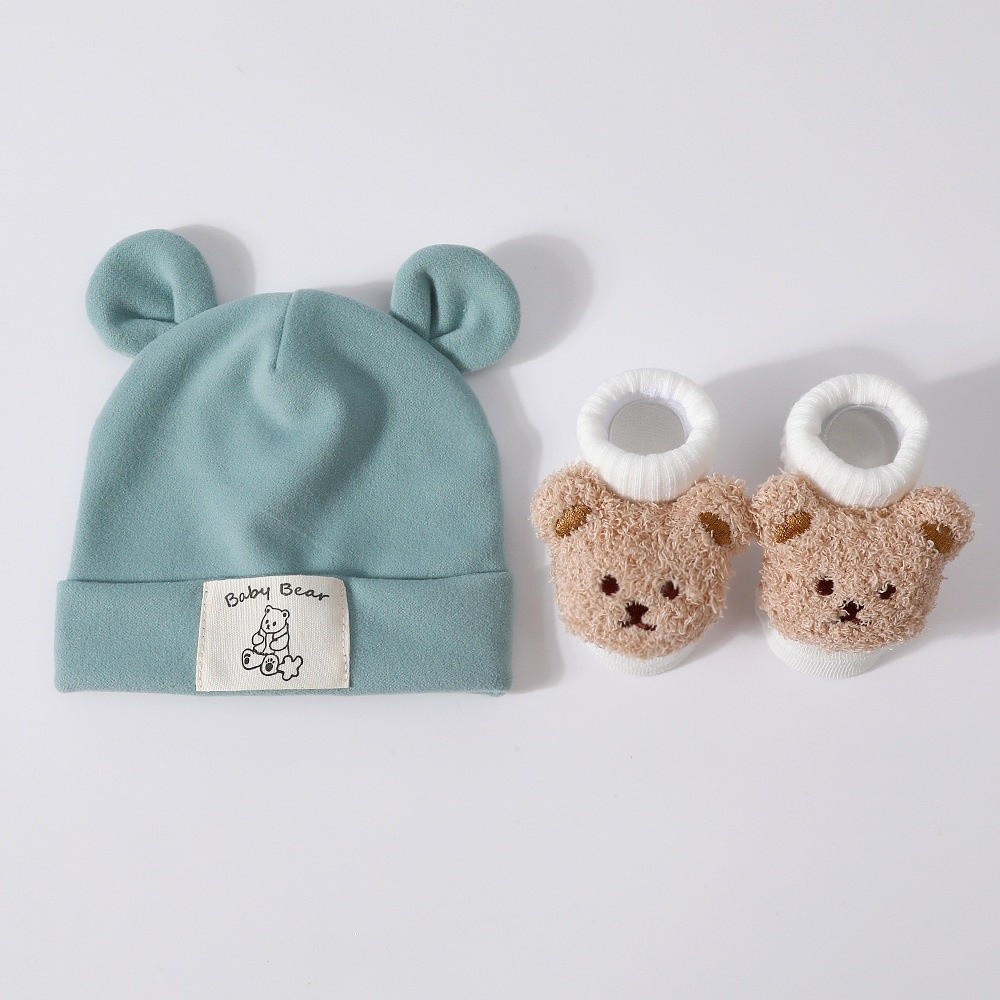 2 adet/takım sevimli pamuklu b - Infant Beanie Hat With Ears incelemesi ve fiyatı