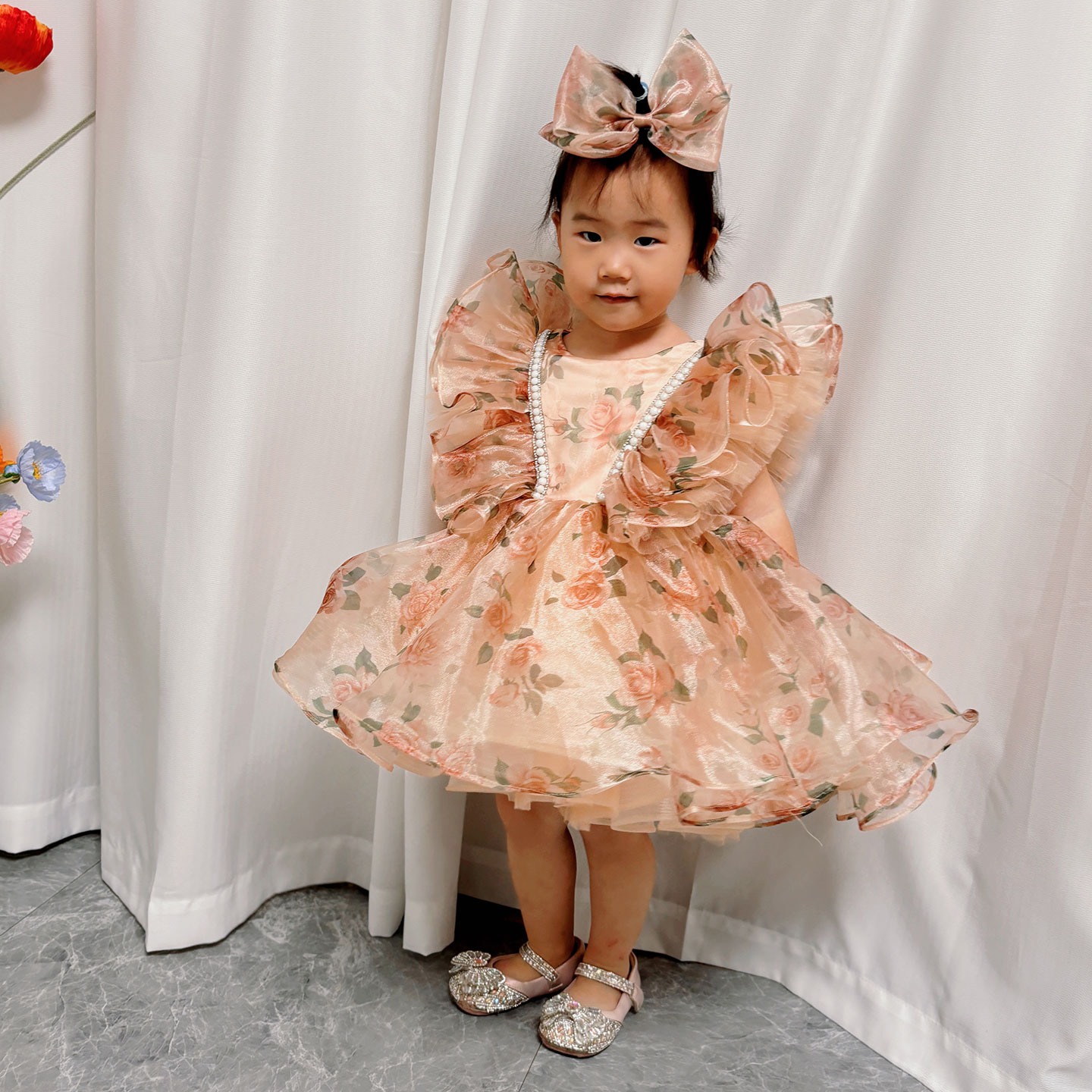 Rüya gibi Vow J225 Çarpıcı Şam - Toddler Girl Tulle Party Dress incelemesi ve fiyatı