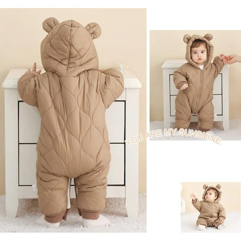 Yenidoğan Bebek Romper Kış Kal - Cotton Baby Onesies Zipper incelemesi ve fiyatı