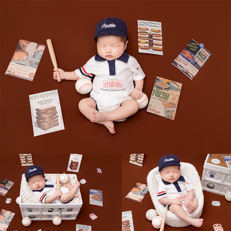 Spor Beyzbol Temalı Yenidoğan  - Infant Photography Props Outfit incelemesi ve fiyatı